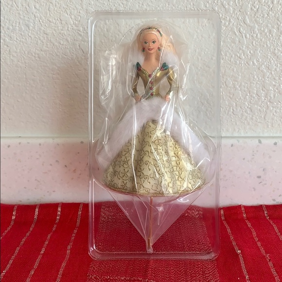 ‘95 Hallmark Happy Holidays Barbie Stocking Hanger - Picture 2 of 16